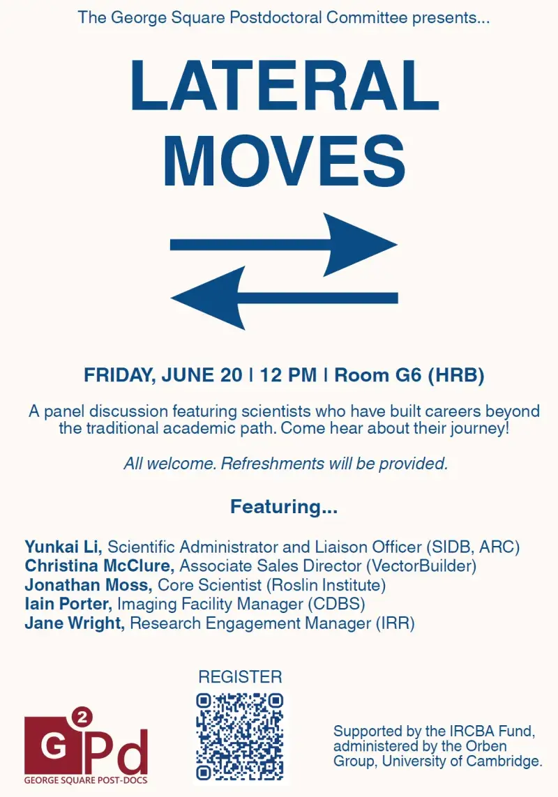 Lateral Moves event flyer
